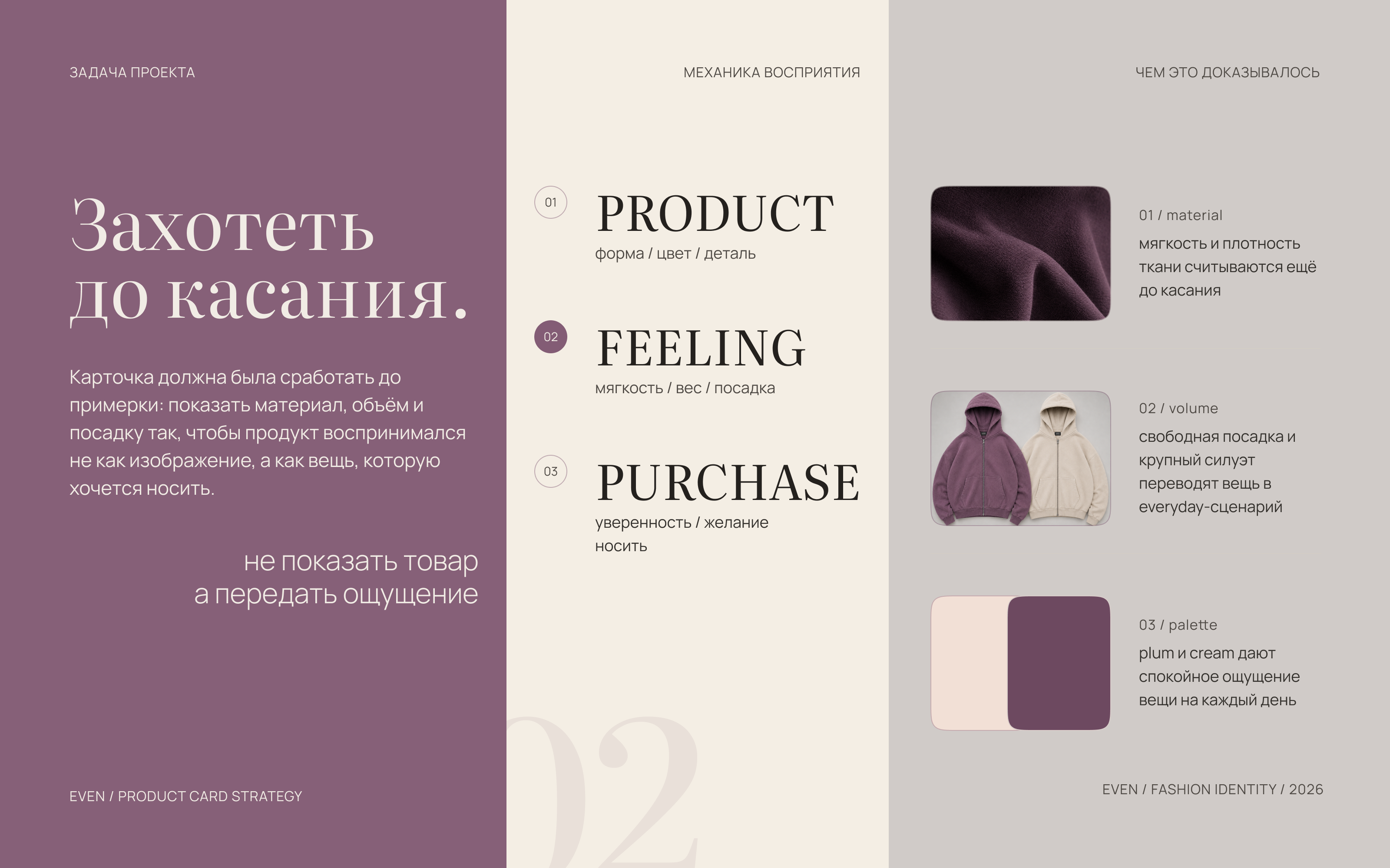 Стратегия коммуникации EVEN: продукт, ощущение и покупка